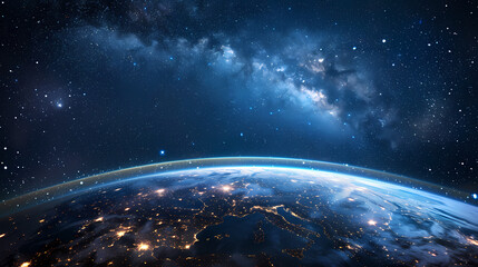 Fototapeta premium Spectacular view of Earth from space