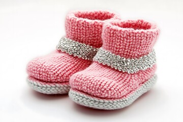 Knitted crochet shoes baby newborn