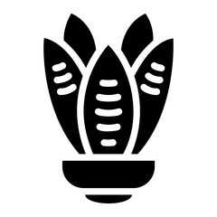 sansviera liberica Solid icon