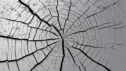 Obraz premium Crack texture lines isolated