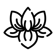 lotus Line Icon