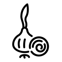 onion Line Icon