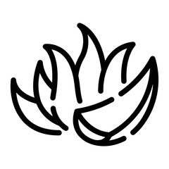 aloe Line Icon