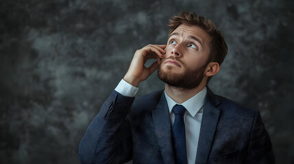 Businessman Thinking Photo