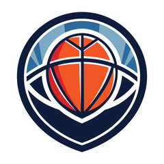 Basketball sport logo design