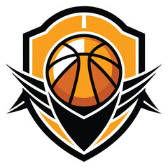 Basketball sport logo design