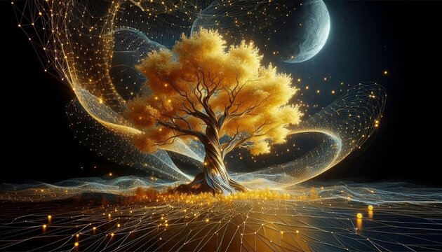 Golden tree