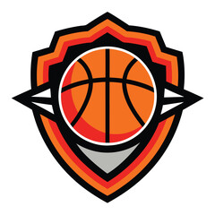 Basketball sport logo design