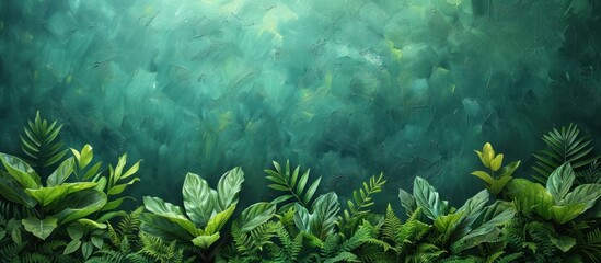 Plant leaves background