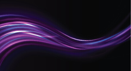 Abstract shining wave. Magic design with colorful dust. Abstract fantastic wave background