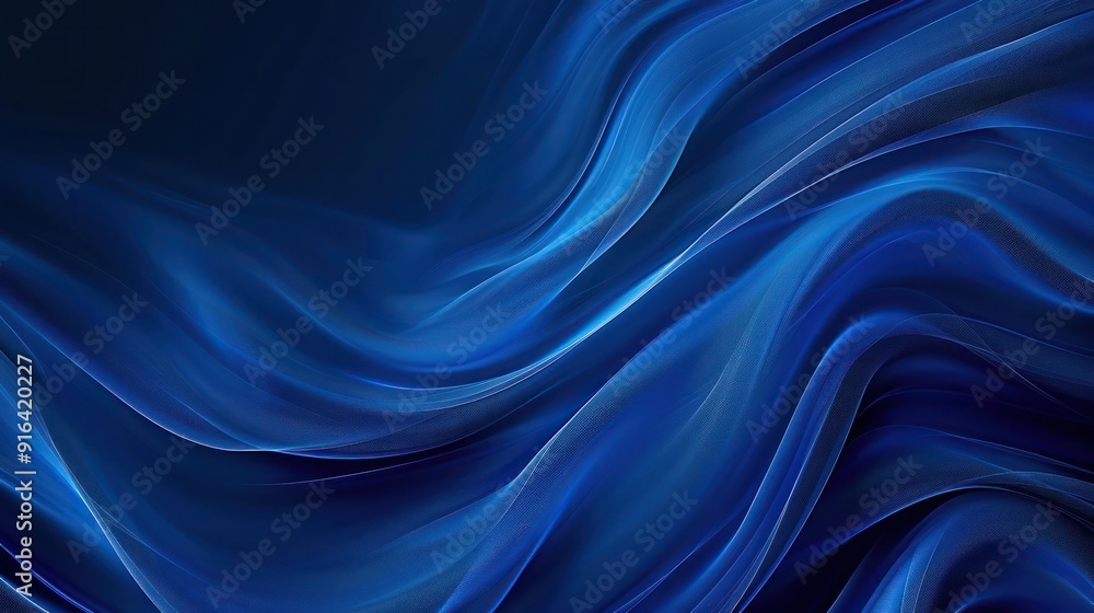 Aufkleber abstract background, monochromatic scheme in shades of deep blue with subtle noise texture