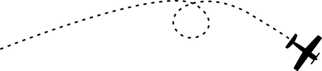 Airplane Dotted Line