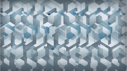Scientific Precision: Intricate Hexagon Patterns in a Modern Abstract Background