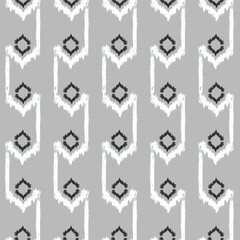 Geometric ethnic pattern seamless flower color oriental. seamless pattern. Design for fabric, curtain, background, carpet, wallpaper, clothing, wrapping, Batik, fabric,Vector illustration