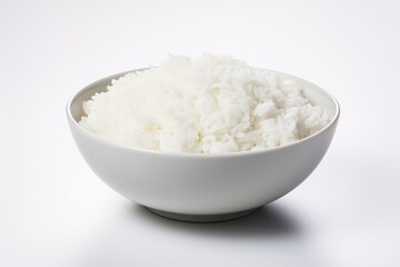 Rapid Rice Bowl , white background.