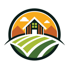 Ecological Farm house logo design