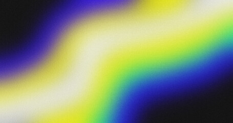 grainy color gradient background,voilet blue illuminated spots on black,  noise texture effect, copy space	