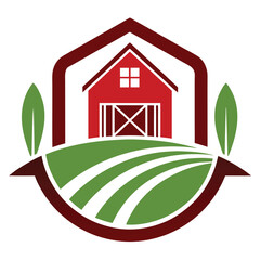 Ecological Farm house logo design