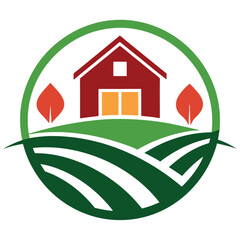 Ecological Farm house logo design