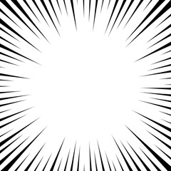 Fototapeta premium Speed Line Comic