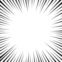 Fototapeta premium Speed Line Comic