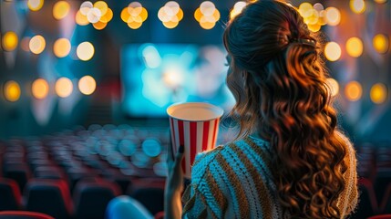 Enthusiastic lovers of nostalgic classics and cult midnight movies gather at fan conventions for unique cinematic experiences, celebrating pop culture through exclusive screenings and shared fandom.

