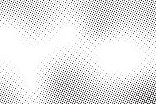 Fototapeta Halftone Dot Abstract Art  Modern Digital Design