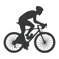 Bicycle icon. Bicycle race symbol. Cycling race flat icon. Cyclist sign. Road Cyclist Silhouette. sports, riders silhouettes cycling silhouette 
