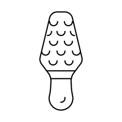manual callus remover line icon vector. manual callus remover sign. isolated contour symbol black illustration
