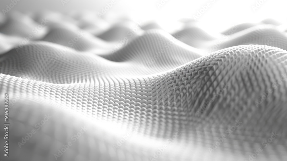 Poster simple circular dot pattern on a white background.