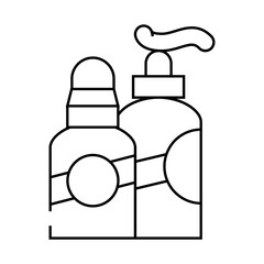 Obraz premium cosmetics callus remover line icon vector. cosmetics callus remover sign. isolated contour symbol black illustration