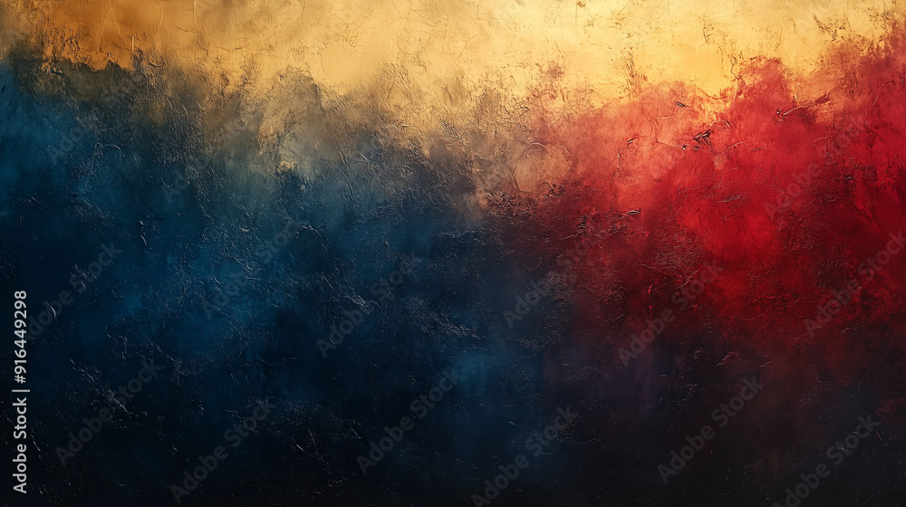 Aufkleber abstract color swirl: a captivating abstract background with swirling hues of blue, red, and yellow 