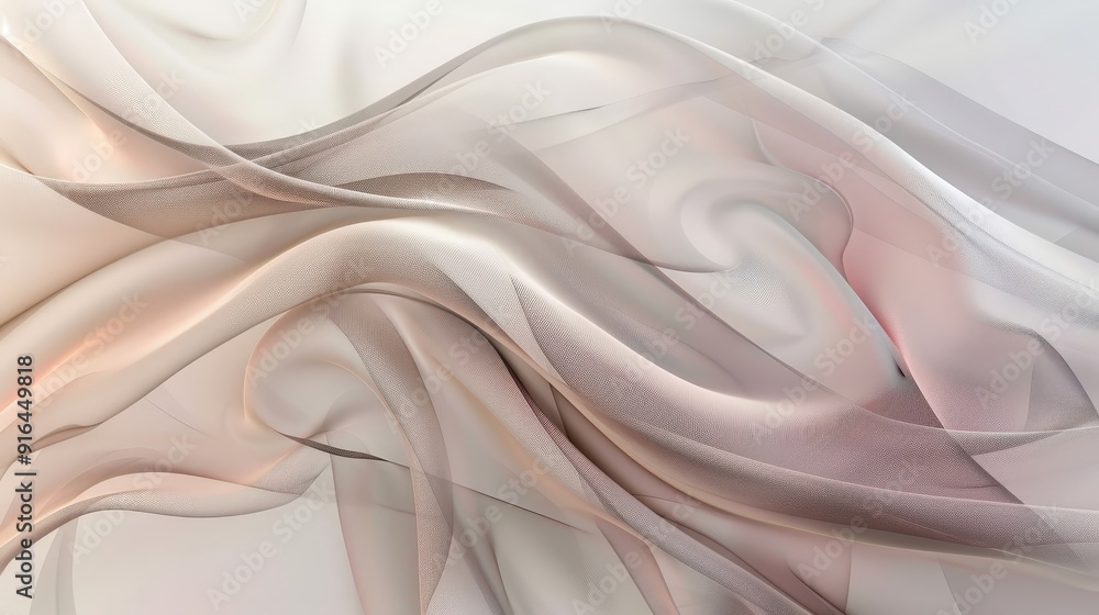 Poster a subtle interplay of neutral tones and soft gradients creates a sophisticated and elegant abstract 