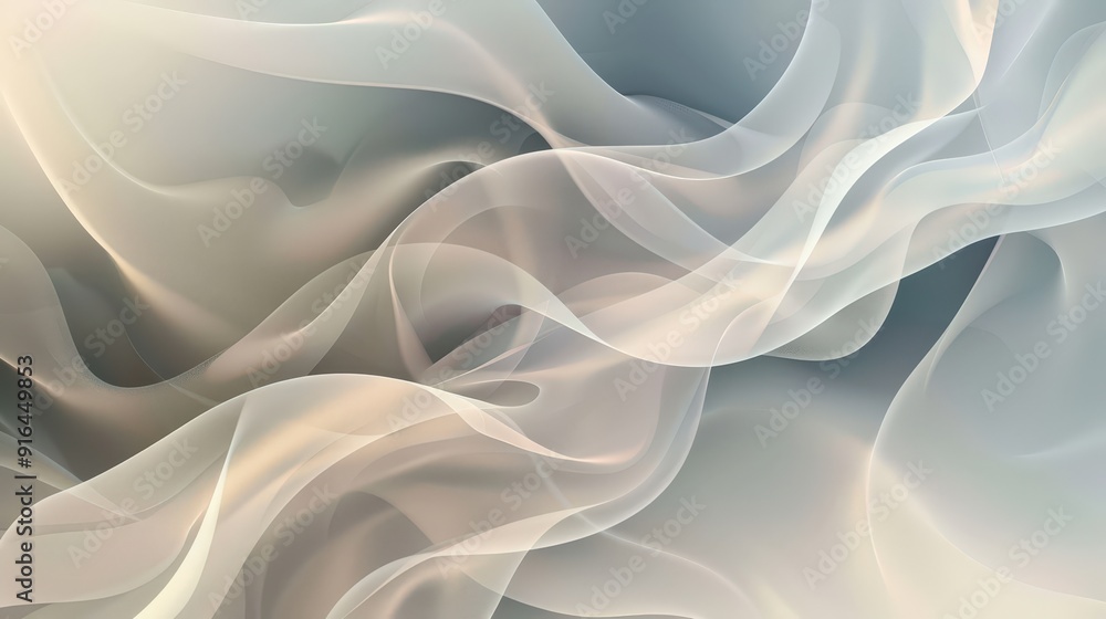 Poster a subtle interplay of neutral tones and soft gradients creates a sophisticated and elegant abstract 