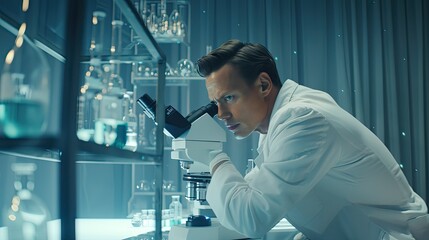 Inquisitive mind at work in the laboratory