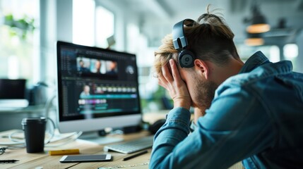 Frustrated users who are struggling to edit videos show limitations such as limited customization options.