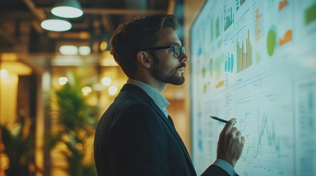 Finance meetings with diverse teams to discuss stock market performance and investment strategies.