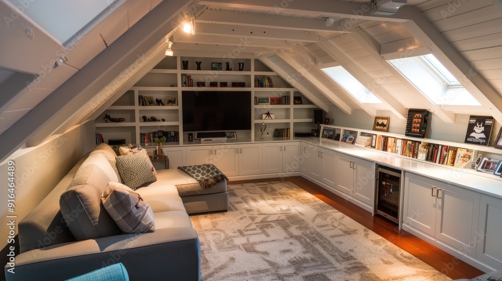 Poster basements and attics offer additional living space. how do you utilize these areas in your home? sha