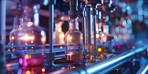 Science Lab Equipment of glass, chemical test, 