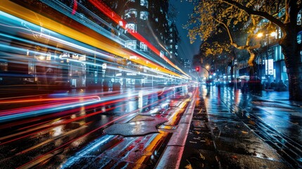 Create a series of photography tips for capturing stunning light trails in urban landscapes. What camera settings and techniques help photographers achieve dynamic night shots