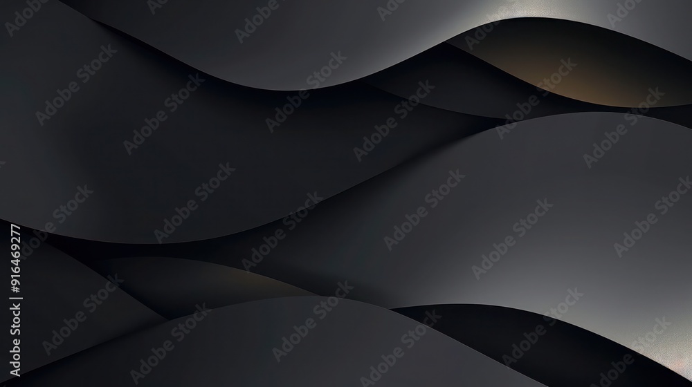 Aufkleber abstract background, seamless gradient transitions from dark charcoal to light gray, minimalist and 