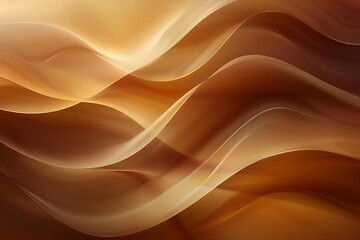 Obraz premium Abstract Golden Waves