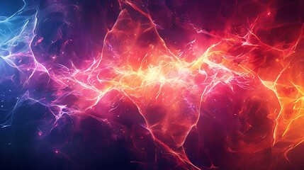 Obraz premium A background of abstract lines texture, intricate and dynamic lines forming a web, neon colors, futuristic and vibrant look, hd quality, natural look. --ar 16:9 --v 6.0 --s 250 --style raw