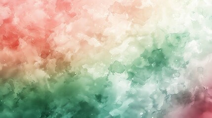 Fototapeta premium A background of abstract watercolor blends, seamless transitions of pastel green and soft pink hues, creating a tranquil and soothing atmosphere, gentle texture, hd quality, natural look.
