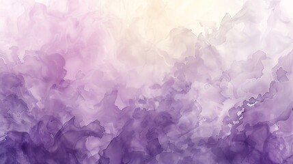 Fototapeta premium A background of abstract watercolor blends, seamless transitions of soft lavender and pale yellow hues, evoking a peaceful and serene ambiance, smooth texture, hd quality, natural look.