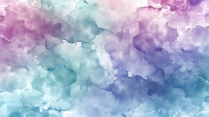 Fototapeta premium A background of abstract watercolor blends, seamless transitions of soft mint and lavender hues, evoking a refreshing and peaceful atmosphere, gentle texture, hd quality, natural look.