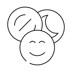 narcotic drugs line icon vector. narcotic drugs sign. isolated contour symbol black illustration