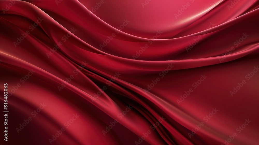 Poster abstract background, smooth gradients of deep garnet red forming a minimalist and elegant design, cr