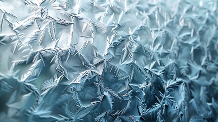 Obraz premium A background of frosted glass texture, icy and translucent surface with intricate frost details, soft light diffusion, cold and peaceful feel, hd quality, natural look. --ar 16:9 --v 6.
