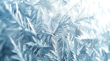 A background of frosted glass texture, translucent and frosty surface, intricate ice crystal patterns, soft light diffusion, cold and refreshing feel, hd quality, natural look. --ar 16:9 --v 6.